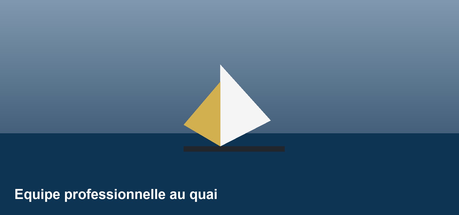 Equipe Corsaires sur un quai de Quebec