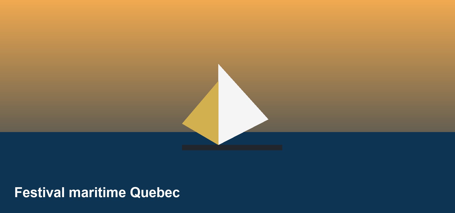 Festival maritime avec voiliers et foule au Quebec